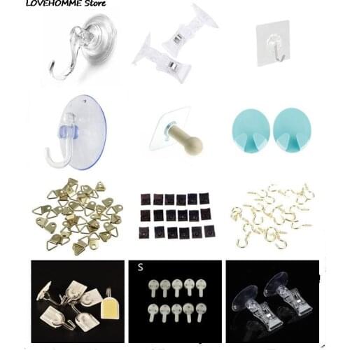 1~20Pcs hook organizer Strong Self Adhesive Door Wall Hangers Hooks trackless hook For home Storage Kitchen Bathroom bedroom