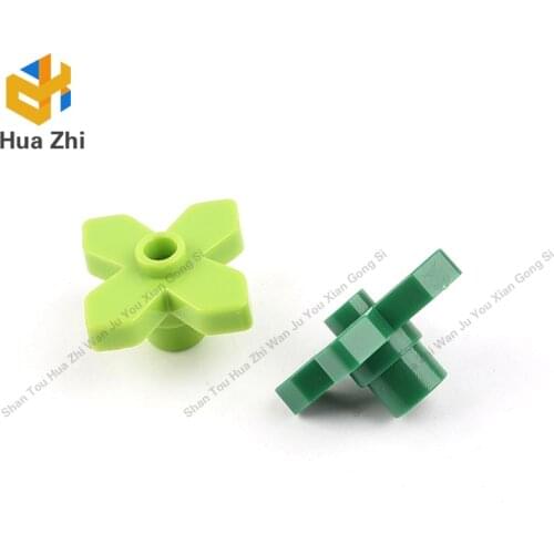 Building Blocks Parts 4727 10PCS Plant, Flower 2 x 2 Leaves - Angular LEGOING MOCS Education