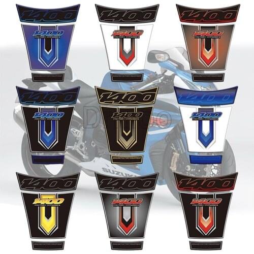 3D Resin Gel Motorcycle Accessories Tank Pad Sticker Protector Decal Emblem Case For Suzuki GSX1400