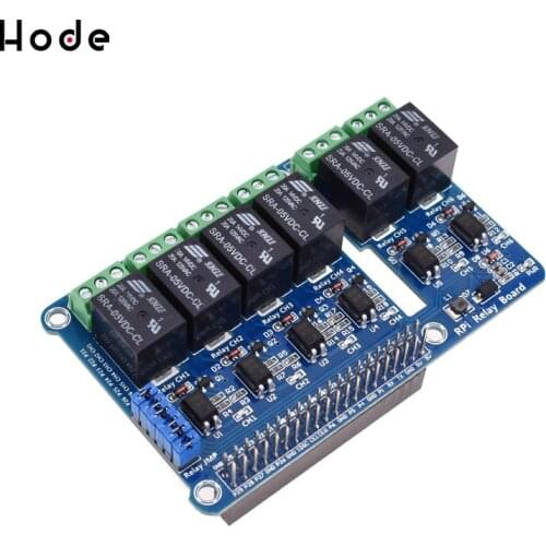 6 Channel RPi Relay control panel Module Expansion Board for Raspberry Pi 3 2 A+ B+ 2B 3B