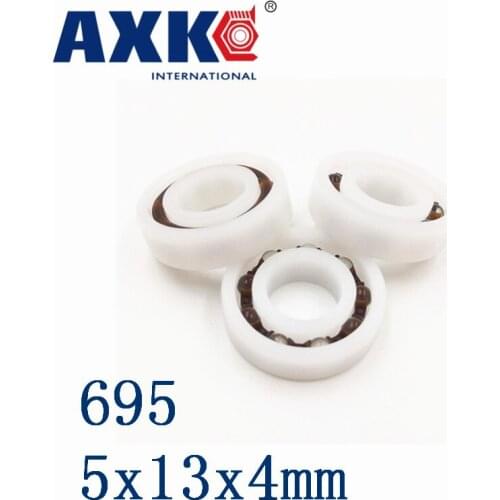 Axk 695 Pom (10pcs) Plastic Ball Bearings 5x13x4mm Glass Balls 5*13*4mm