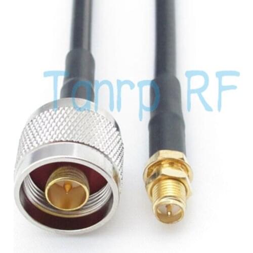 Freeshipping! 100CM RG58 RF Pigtail coaxial jumper cable N male plug to RP-SMA female jack 1M 3FEET Wholesale