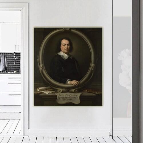 Citon Murillo《Self Portrait》Canvas Art Oil Painting Artwork Poster Picture Wall Background Decorations Home Living Room Decor