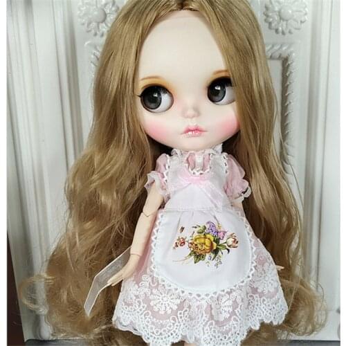 DBS Blyth icy 1/6 doll clothes Joint body Lovely lace pink skirt girl gift