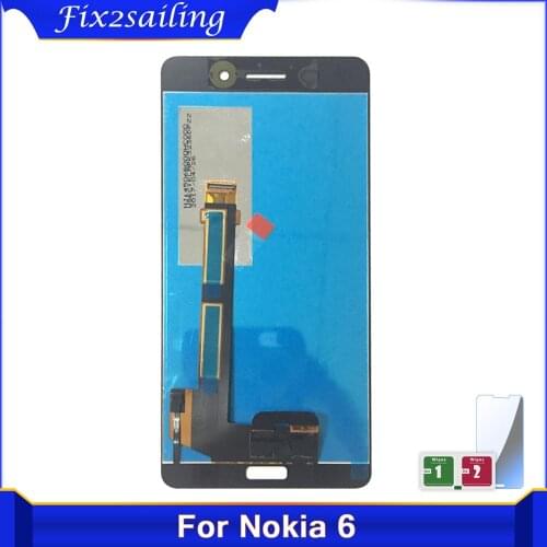 For Nokia 6 TA-1000 TA-1003 TA-1021 TA-1025 TA-1033 TA-1039 LCD Display Touch Screen Digitizer Assembly For Nokia 6 LCD