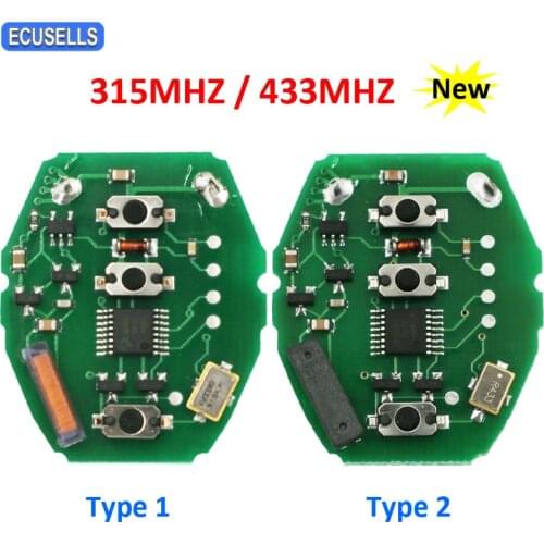 EWS 3 Buttons Remote Control Circuit Board 433MHz for BMW E46 Keyless Car Key Board