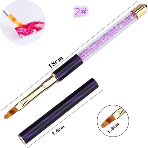 Nail Brush Acrylic Nail Art Application Brushes Painting Sculpture Pull Line Pinceau Nail Art