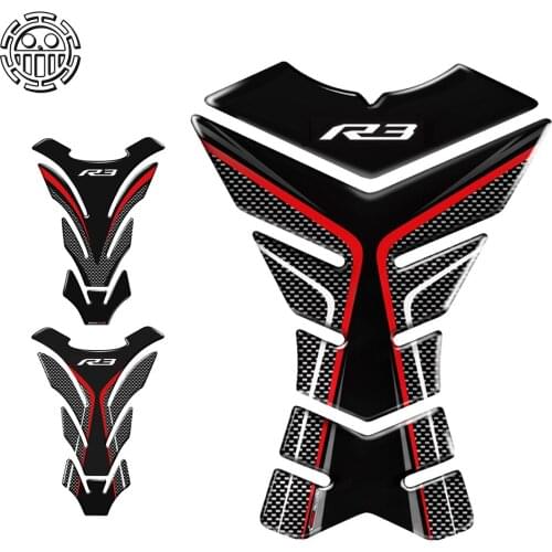 Yzf r3 Motorcycle sticker Tank Pad Protector Decals Stickers Case for Yamaha R3 YZF-R3 VS Tankpad