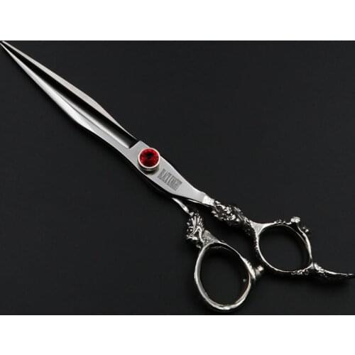 Scissors 7 inch professional hair cutting scissors hairdressing salon barber shears dragon shaped handle style