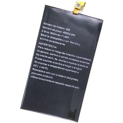 3000Ah Original Battery 458002-S40 for Caterpillar CAT S40 Cell Phone