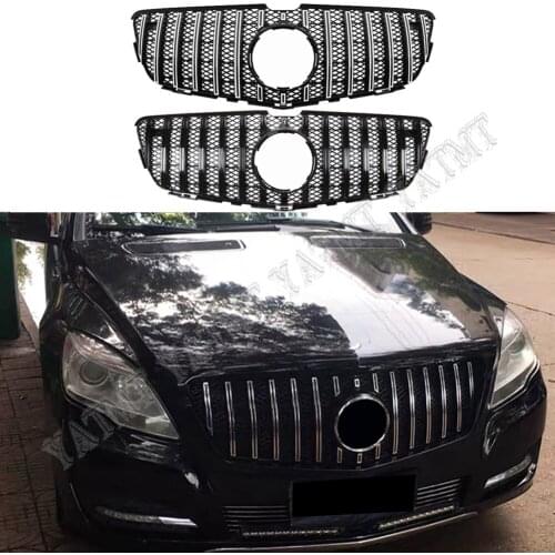 Front Racing Facelift Grills Upper Bumper Grill For Mercedez-Benz R-Class W251 2011 2012 2013 2014 2015 2016 2017