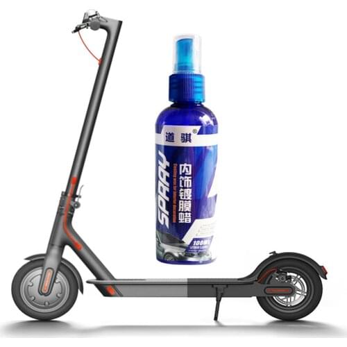 100mL For xiaomi M365 pro electric scooter Plastic Interior Restorer Dashboard Leather Sofa Seat Trim Dust Cleaning Spray