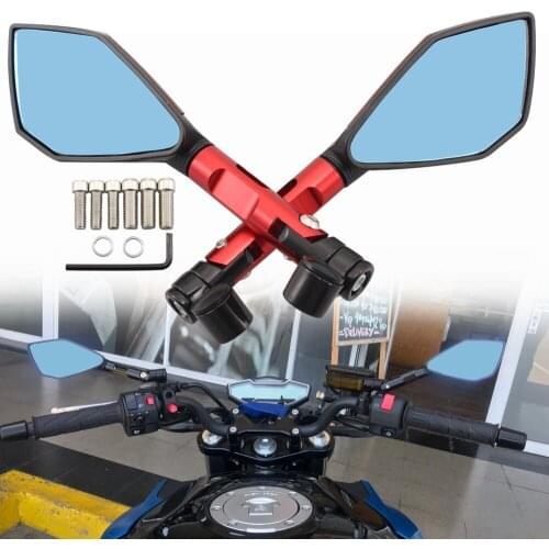 Universal Motorcycle Rearview Mirror Moto Side Mirrors For YAMAHA Honda Ducati Kawasaki Z750 Z900 Z800 Z1000