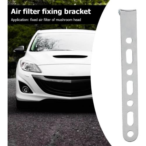 Universal Metal Fixing Bracket for Engine Cold Air Intake Induction Pipe Filter Small and Delicate Silver Appearance