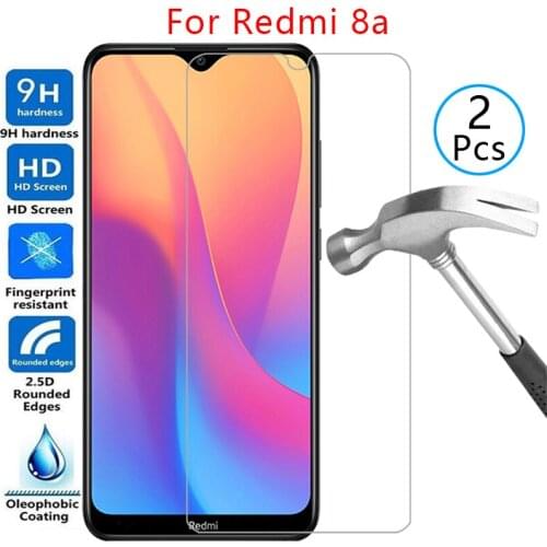 Tempered glass screen protector for xiaomi redmi 8a case cover on ksiomi redmi8a 8 a a8 6.22 protective phone coque bag readmi8a