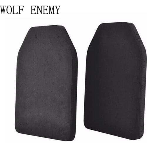 Airsoft Outdoor Paintball Military Tactical Vest Back Baffle Protective Pad Shock Resistant EVA Dummy Ballistic Plate