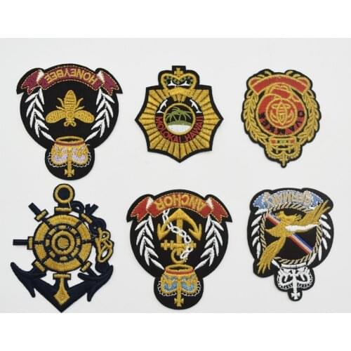 60pcs Embroidery Sew Iron On Patch Badge Clothes Applique Bag Fabric