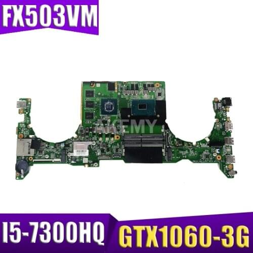 DA0BKLMBAB0 Laptop motherboard for ASUS TUF Gaming FX503VM GL503VM FX503V GL503V Test original mainboard I5-7300HQ GTX1060-3G
