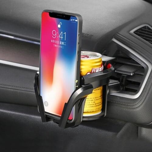 Drinks Holders Mobile phone holder Car Cup Holder Air Outlet Cup Bottle Multifunctional Auto Mounts Holder In The Car