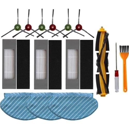 HOT！-for Ecovacs Deebot Ozmo 950 920 Sweeping Robot Accessories, Main Brush Side Brush, Hepa Filter, Rag Mop