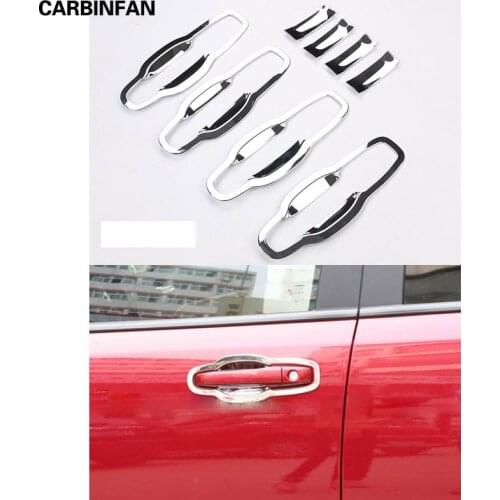 ABS Chrome Door Bowl Trims Cover 4Pcs/Set For 2014 2015 Jeep Grand Cherokee