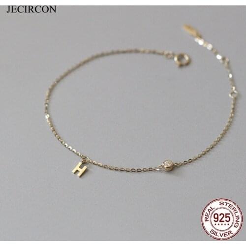JECIRCON Silver Bracelets