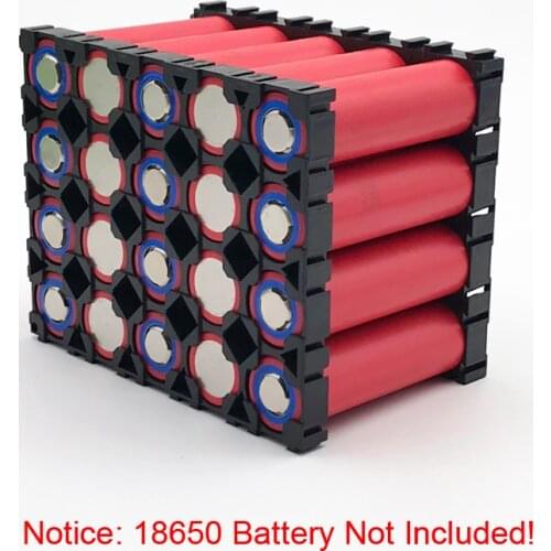 Quality Battery holder 18650 Cylindrical battery bracket 18650 li-ion cell holder 4x5 holder 18650 battery fixture diameter AU8