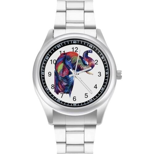 Elephant Quartz Watch Affordable Cool Wrist Watch Steel Ladies Spring Photo Wristwatch