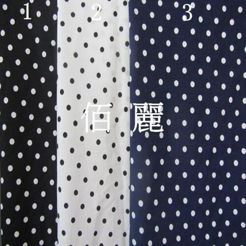 Chiffon Polka Dot Non-transparent Cloth Elasticity Crepe Chiffon Clothing Fabric /1m