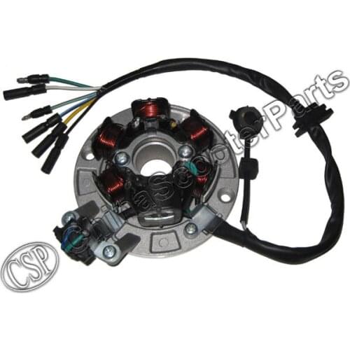 Magneto Stator 6 Pole Coil 6 Wire Lifan 1P55FMJ 140CC Xmotos Kaya Apollo 140CC Dirt Pit Bike Parts