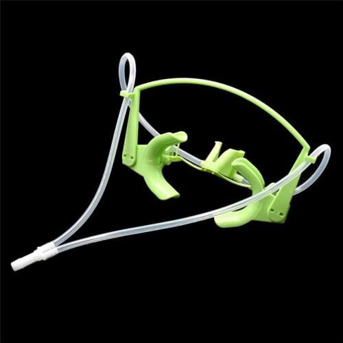 Dental Adjustable Cheek Retractor Ortho Dental Oral Dry Field Suction System Mouth Opener Dental retractor with Suction tube