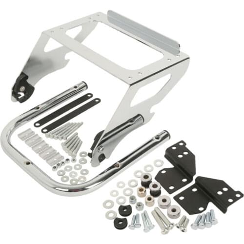 Motorcycle Solo Rack Docking Hardware Kit For Harley Tour Pak Touring Road King Road Glide Electra Glide 1997-2008
