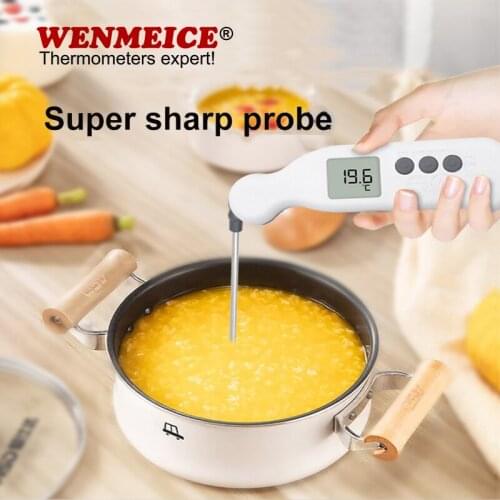 Thermometer Instant Reading Thermometer Digital Cooking Thermometer Candy Thermometer with Extra Long Probe LDT-1807
