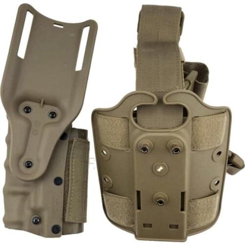 G17/1911/USP/M9/P226 and X300 lamps Sofa Universal Left and Right Pistol Holster Black and Khaki Ribbon Lights