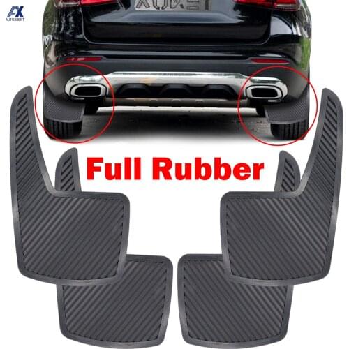 4x Rubber Universal Mudflaps Mud Flaps Splash Guards Mudguard For Peugeot FIAT Citroen AUDI KIA Buick Renault Ford Mazda 2 3 4 5