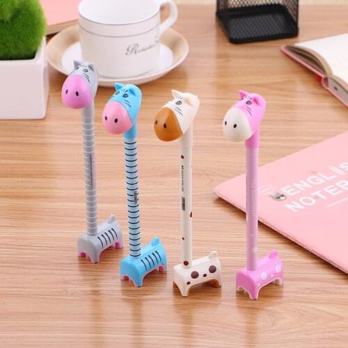40 pcs/lot Cartoon Donkey Ballpoint Pen Cute Ball Pens For Kids Gifts Toy School writing Supplies Promotional gifts