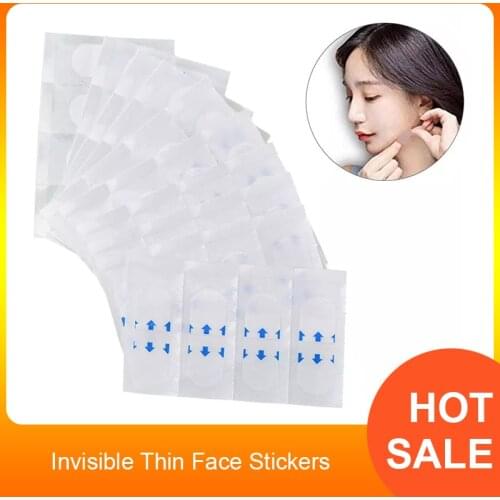 40Pcs Invisible Thin Face Stickers Face Facial Line Wrinkle Sagging Skin V-Shape Face Lift Up Fast Chin Adhesive Tape