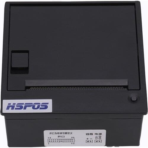 58MM Front Panel Embedded Thermal Receipt Printer 12V for Self-service Equipment HS-589D