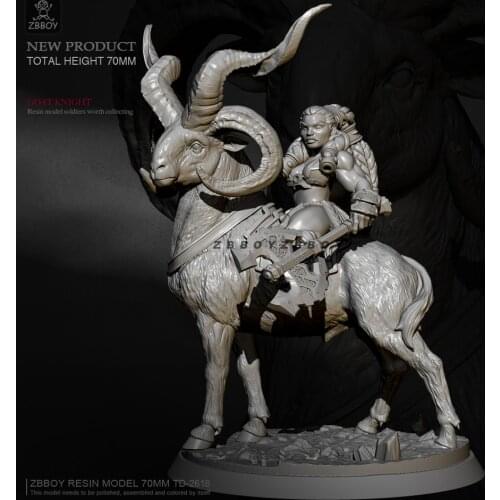 70mm Resin model kits DIY figure self-assembled TD-2618