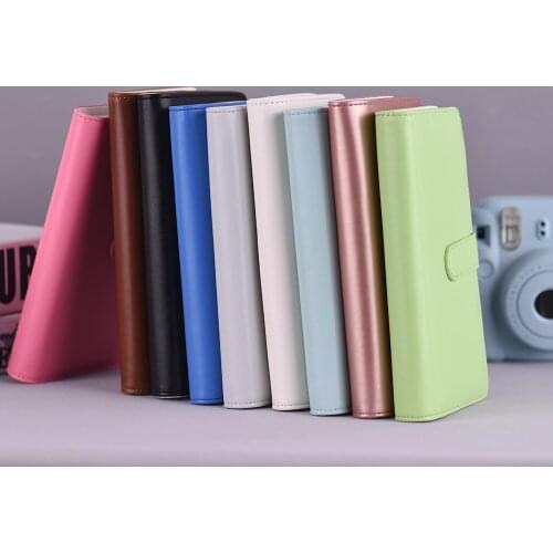 80 Pockets Mini Photo Pictures Album 4 Colors for Fujifilm Instax Mini 9 8 7s 70 25 50s Color Film Photo Paper for Birthday Gift
