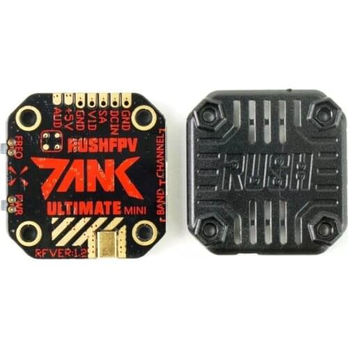 RUSH TANK Ultimate MINI 5.8G 48CH RaceBand 0/25/200/500/800mW Switchable 20x20 Stackable FPV Transmitter VTX For RC FPV Drone