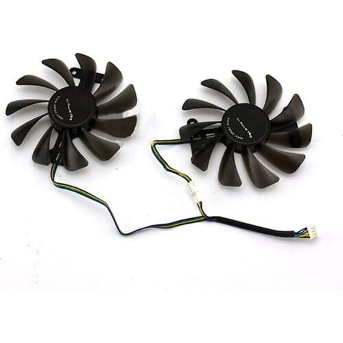 2PCS Universal GPU Cooling Fan Diameter 95mm for ZOTAC GeForce GTX 1080 1070 AMP Edition Graphics Card Fan Cooler Accessories