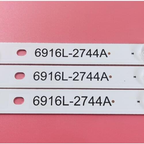 3 PCS/set LED Backlight strip for LG 43UH630V 43UH620V 43UH610T 43UH620V 43UH630V 43UH603V 6916L-2744A UHD 1 LC430DGE (FJ) (M2)