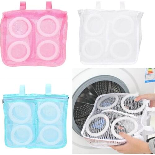 Shoes Laundry Bag Sneaker Washing Hanging Mesh Organizer Machine Underwear Bra Airing Clothes Net Pouch Protector Special Care