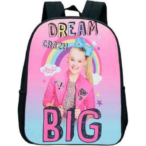 Jojo Siwa Kawaii School Bag Children Toddler Backpack Boys Girls Primary Kindergarten Knapsack Kids Best Gift Mini Book Mochilas