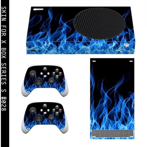 Fire Style Xbox Series S Skin Sticker for Console & 2 Controllers Decal Vinyl Protective Skins Style 1