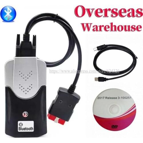 European Warehouse NEW VCI 2017.R3 Keygen VD DS150E Cdp with Bluetooth for Delphis Cars/Truck Diagnostic Tools Led Obd2 Scanner