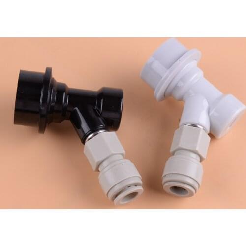 New Keg Threaded Homebrew Ball Lock Disconnect & John Guest 3/8" Disconnect Connector fit for Cornelius Corny Coupler