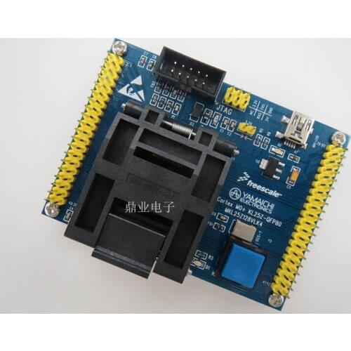Original Freescale IC Test Seat MKL25Z128VLK4 MKL25L Burning Programm MKL25Z128 QFP80 Socket Adapte
