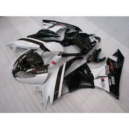 Full Body Kits Zx6r 2009 - 2012 White Black Fairing 636 Zx-6r 2010 Body Kits 636 Zx-6r 2012